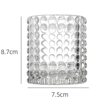 Glassware fino perfeito para frascos de vela de grife