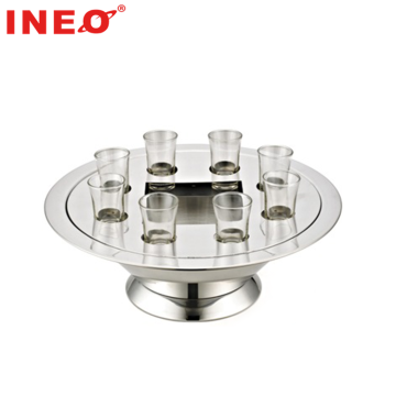 Stainless Steel Cup Rack with Base