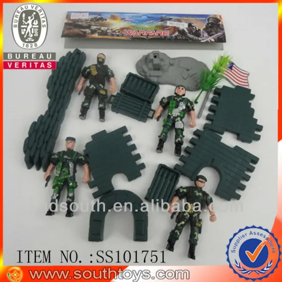 cheap plastic military set play toys