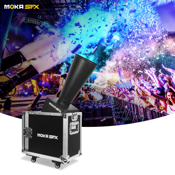 MOKA SFX DMX CO2 Mini Confetti Cannon Machine for Weddings and Events