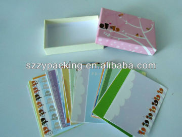 High Quality Cheap loose notepaper & box set