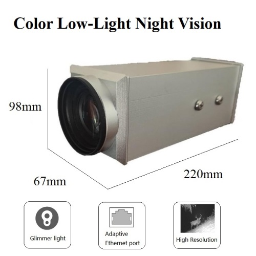 1.2Mrad Câmera colorida de visão noturna Telescópio monocular
