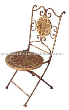 mosaic garden chair