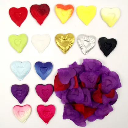HEART SHAPE Rose Flower Petals