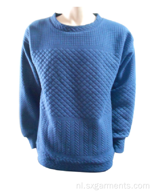 100% polyester Jaquard -pullover voor heren