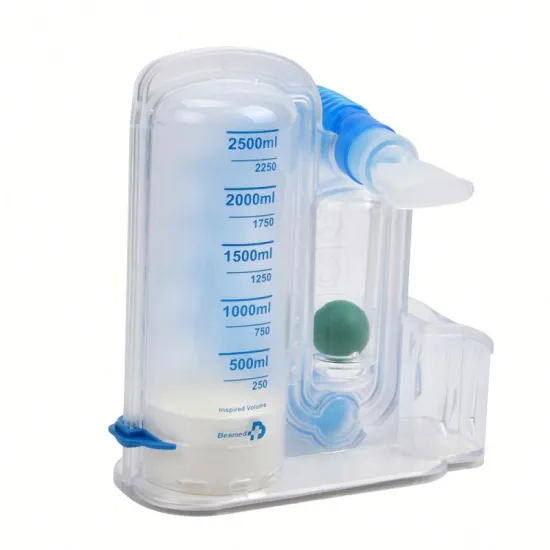 Capacity 600ml/900ml/1200ml Incentive Respiratory Exerciser (Spirometer) for Lung Function Exercise: Enhancing Breathing Health