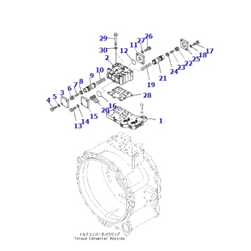 195-13-86031 Valve Assembly Suitable For D375 parts