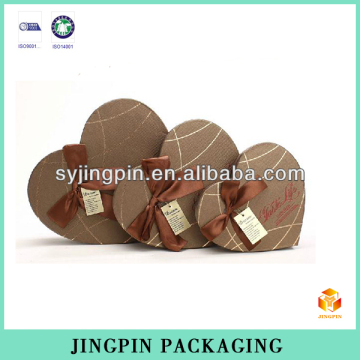 factory rigid printed heart-shaped sets boxes