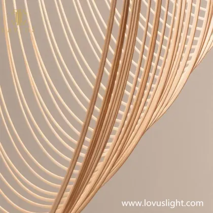 Wooden technology villa chandelier decorative ceiling chandelier