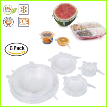 High Stretch Food Grade Silicone Lid Set