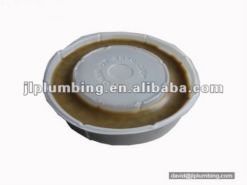 Wax toilet bowl gasket without horn in low price