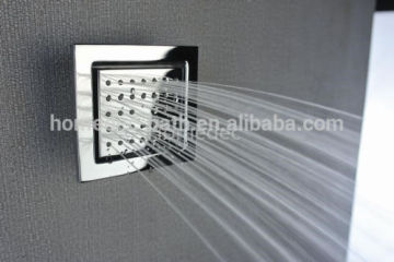 Square brass body jet, shower spray jet set, brass body massage shower jets