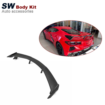 SW Carbon Fiber Rear Spoiler for Chevrolet Corvette C8 2020-2021
