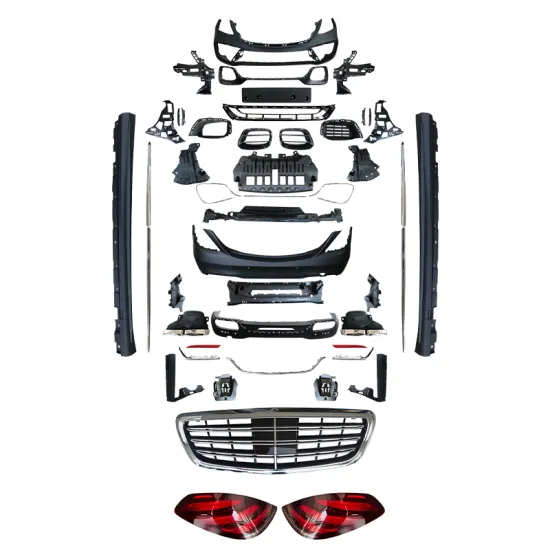 Custom S63 AMG Facelift Car Body Kit for Mercedes-Benz S-Class W222 (2014-2020): Enhancing Headlamp and Tail Light Design