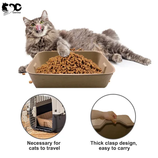 Geerduo Pet Durable Water Resistant Biodegradable Sustainable Disposable Litter Box