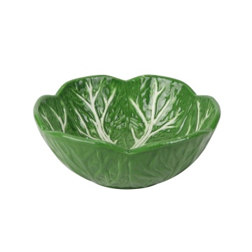 RXBW02 Green Coupe Cabbageware Ceramic Serving Bowl