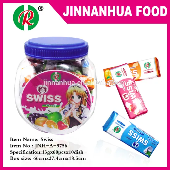 fruit flavor swiss gummy candy