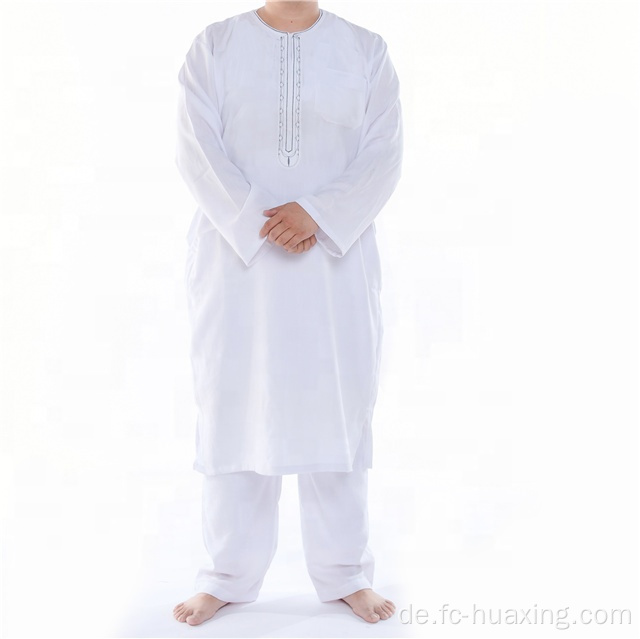 Hoher Hals Jubba White Arabien