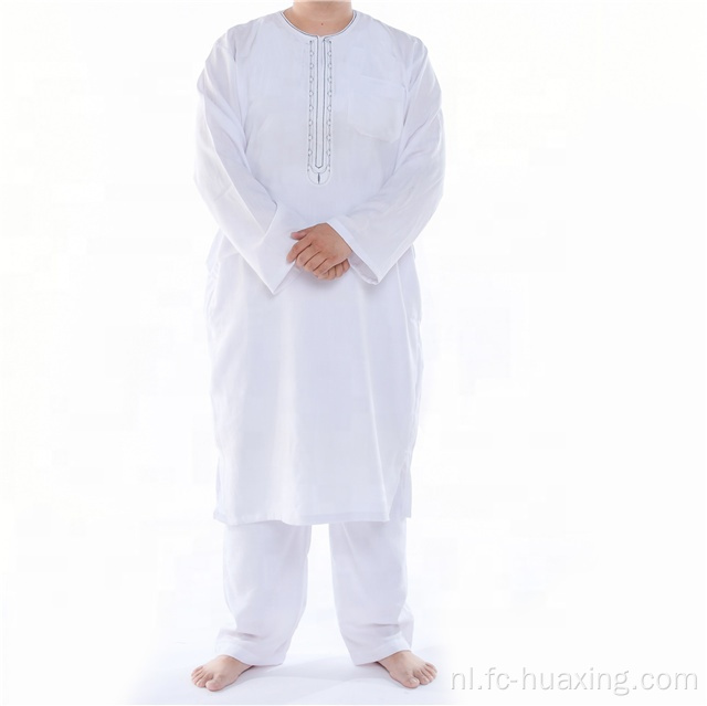 High Neck Jubba White Arabia
