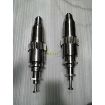 Precision machining of threaded core pins mold components