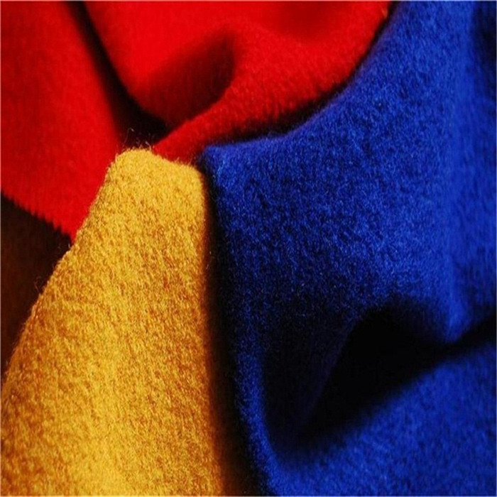 100% boiled merino wool fabric