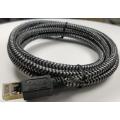 Câble Ethernet tressé pour ordinateur PS4 Xbox Cat8