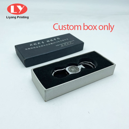 Vlastní stříbrná písmena slonoviny Pearl Paper Keychain Box