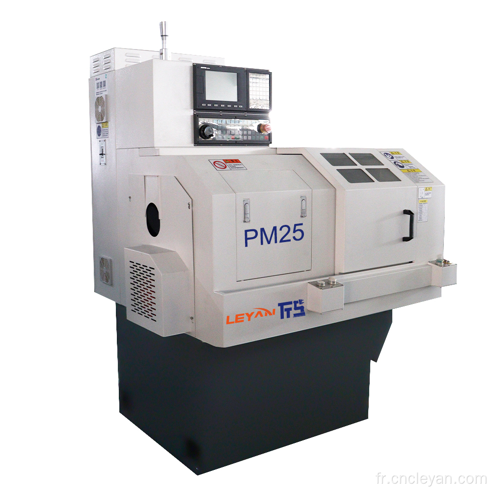 PM25 Small Deep Hole Drilling Précision CNC Lathe