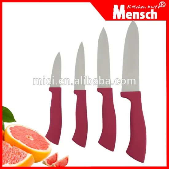 4pcs cute pink handle white blade useful knife