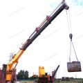 Marine deck crane 8T telescopic boom crane 26m boom length