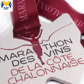 Medalha de metal esportiva da maratona personalizada para honra