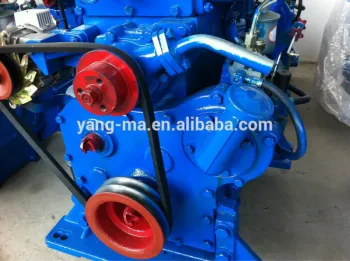 water cooled chinese outboard motor sail 295AC,15KW Two cylinder diesel marine engine ship engine
