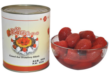 canned strawberry in syrup