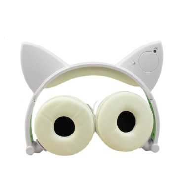 Fashional cute cat ear over ear headphone