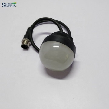 K50L IP69K Waterproof Multi-Color LED Indicator Light with M12 QD Quick Disconnect