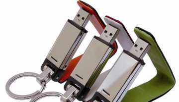 Colorful Leather USB Flash Memory