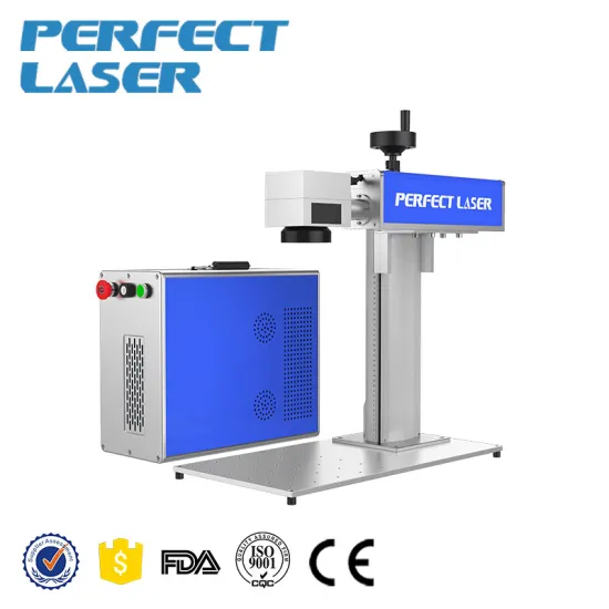 Perfect Laser With CE&TUV China Wuhan 10/20/30/50w Computer name plate marking machine