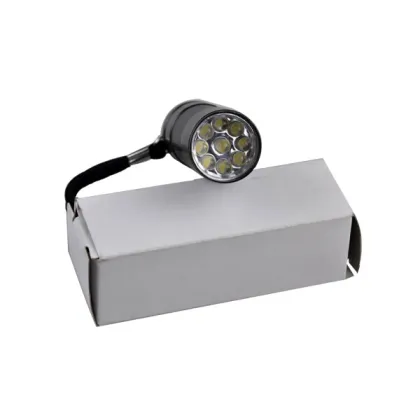 Free Laser Logo Aluminum Alloy Promotional 9 LED Fleshlight Torch