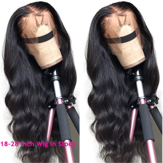 Body Wave 13*4 Lace Frontal Human Virgin Hair Wigs Full Cuticle Aligned Unprocessed Indian Virgin Hair Wigs Body Wave