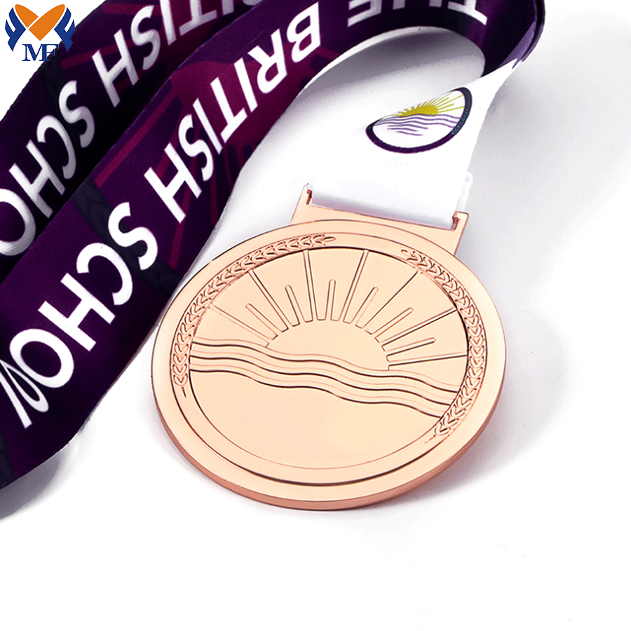 Custom Rose Gold Medals