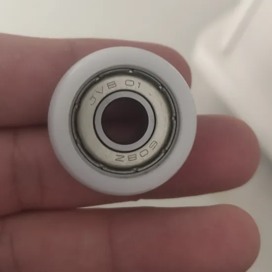 Factory Supply OEM Miniature Rubber Coated Bearing 608 with Nylon Wheel 8x28x12mm