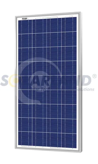 Customized Residential Tempered Glass 12v 120w Poly Solar Panels