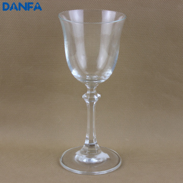 Glass Goblet / Wine Glass with Hexagonal Stem (WG016)