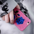 Handmade Phone Case Embroidery 3D Roses Bag