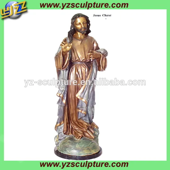 garden decorative bronze jesus christ statue for sale
