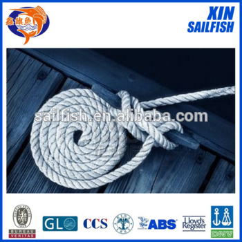 Direct Manufacturer 3-strand polyester tugboat rope marine rope