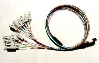 FTTX SC Fan Out Fiber Optic Patch Cord OM1 OM3 OS2 With Hig