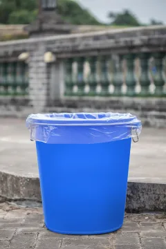 Clear Plastic Garbage Bag