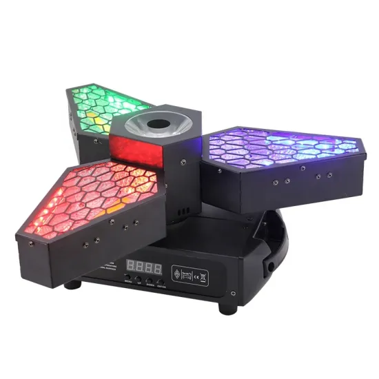 Infinitely Rotating Maple Leaf DMX LED Strobe Light