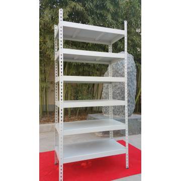 Tall White Metal Storage Shelving Units